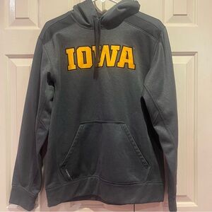 Nike Iowa Hawkeyes Therma-fit Gray Hoodie Sweatshirt Size S